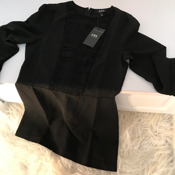 ABS Collection Black Long Sleeve Dress - Picture 2 of 9